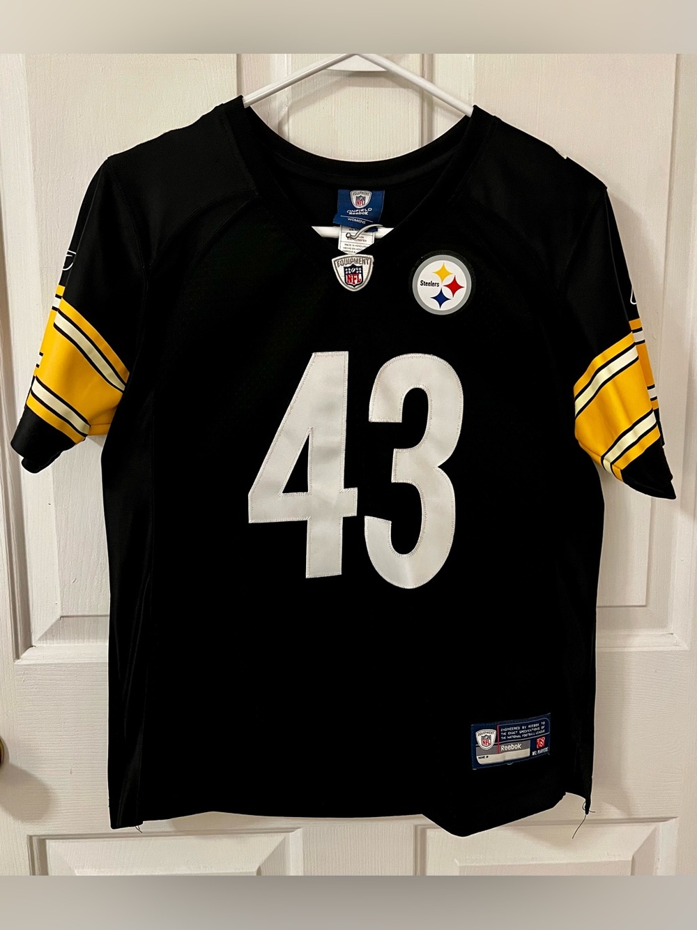 NFL Pittsburgh Steelers Troy Polamalu #43 Women's Football Jersey - Picture 3 of 10